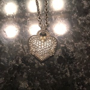 Judith Ripka heart necklace